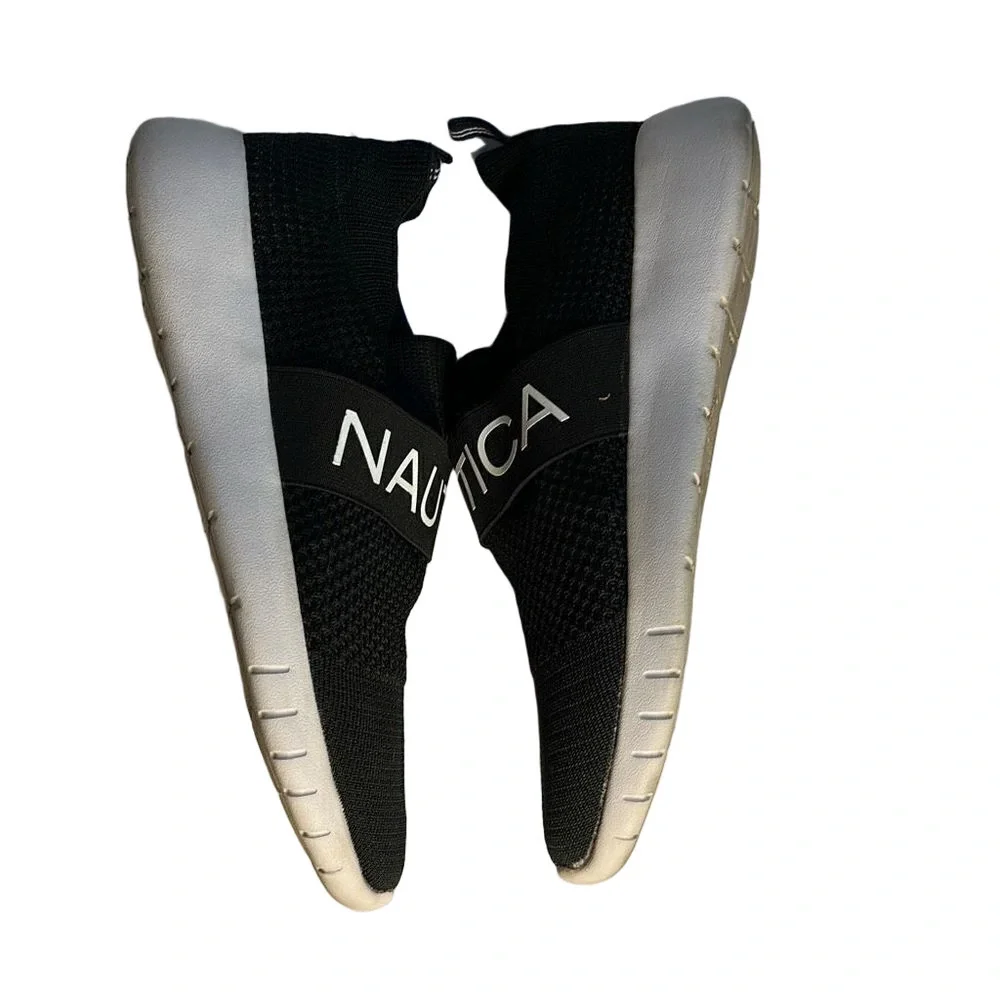 Nautica Black Slip ons Jogger Sneakers Size 10